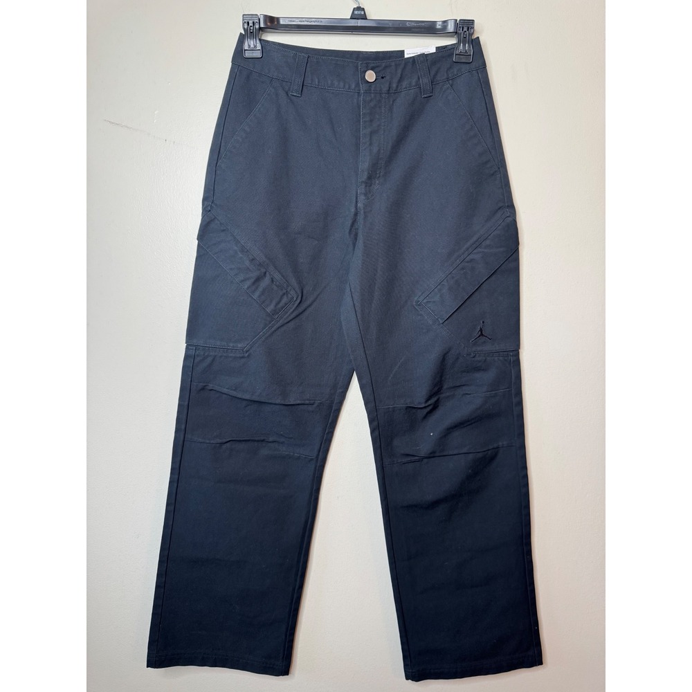 Jordan Womens Utility Pants Black Canvas Cargo Trousers